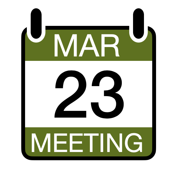 Virtual Meeting on Wednesday 3/23/22
