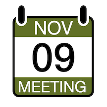 Virtual Meeting Wednesday 11/09