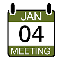 Virtual Meeting Wednesday, January 4th