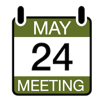 Virtual Meeting Wednesday, May 24th