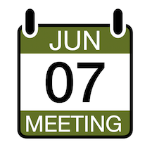 Virtual Meeting Wednesday June 7th