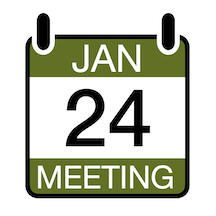 Virtual Meeting Wednesday, January 24th